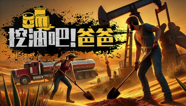 【好评如潮】挖油吧！爸爸 (Fuel Harvest Together) 官方中文版 (支持1-5人联机/完美适配 Steam Deck) [PC/Steam]