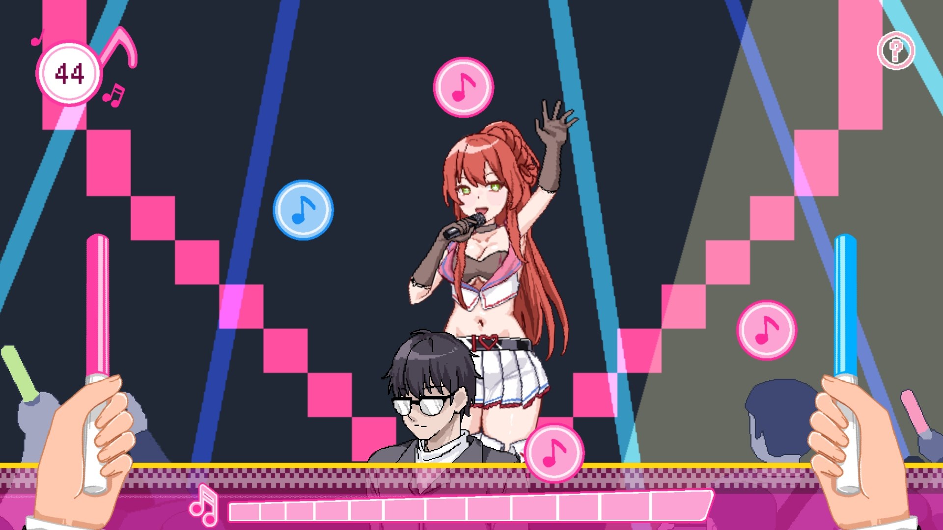 游戏中街头探索与NPC互动场景