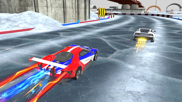 赛车风暴追逐 漂移特写