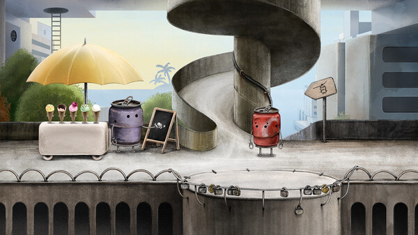 盒子城的街道景观