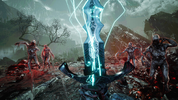 激烈的元素战斗画面