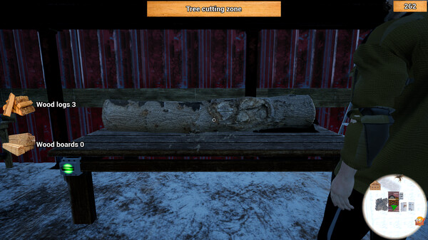 西伯利亚村庄 远景展示