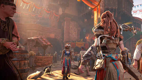 宏大的聚落场景