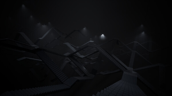 光影交错的超现实空间