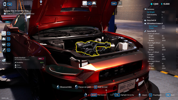 游戏内的车间环境