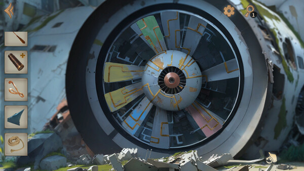 岛屿岸边的诡异景色