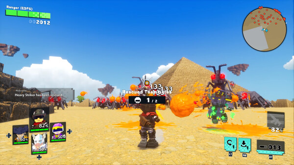 激烈的任务战斗场景