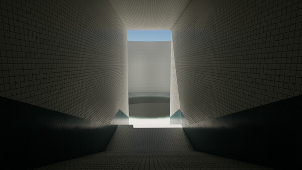 在无尽的白墙中徘徊