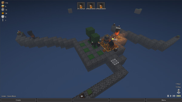 飞鸟聚落 游戏全景