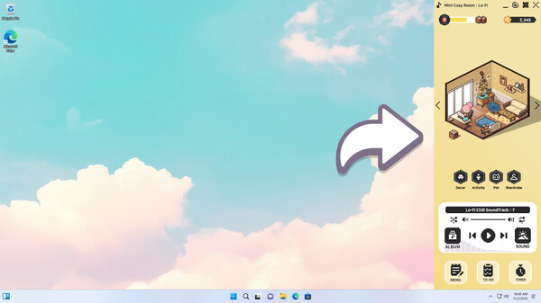 迷你舒适房间装饰展示