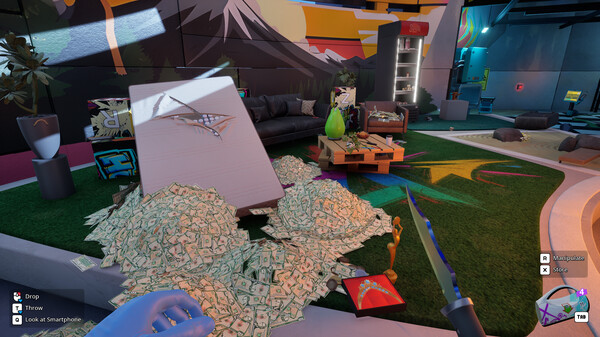 钞票枪的趣味互动