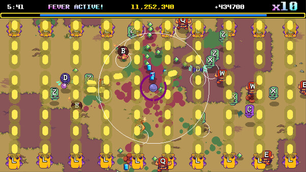 Typecast 密集弹幕