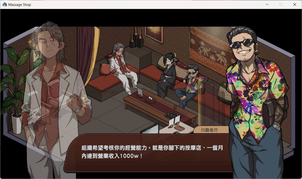 古式按摩店角色互動