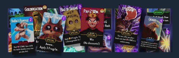 丰富的卡牌收集系统