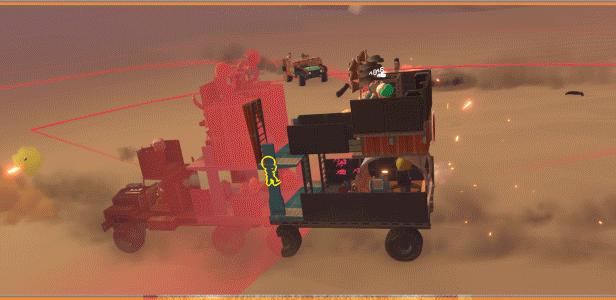 激烈的动态战斗场面