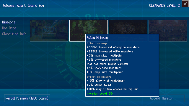 后期游戏挑战场景