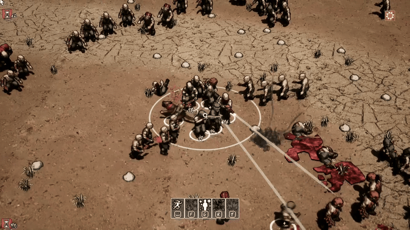 激烈的战斗场面演示