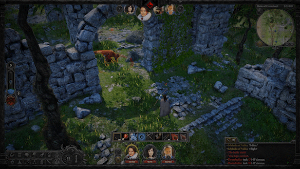 紧张刺激的实时暂停战斗演示