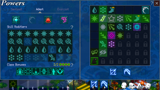 技能链接系统界面