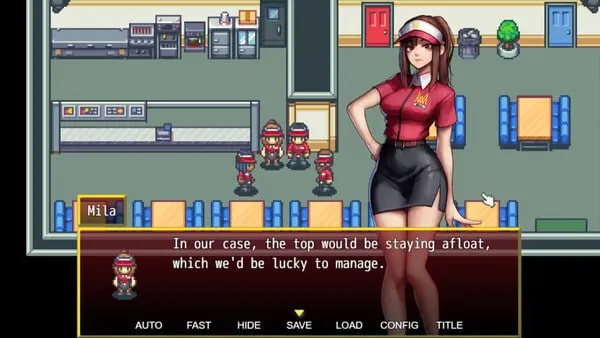 游戏角色互动场景