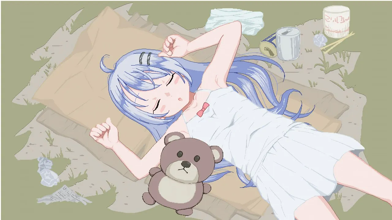 角色互動場景像素風格展示