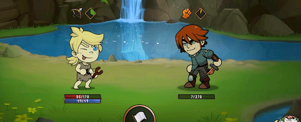 英雄物语 战斗画面