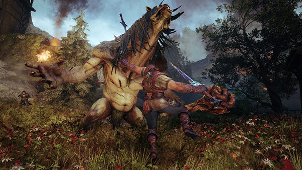 激烈的BOSS战场景