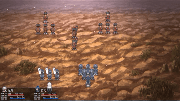 不必农的回合制战斗演示