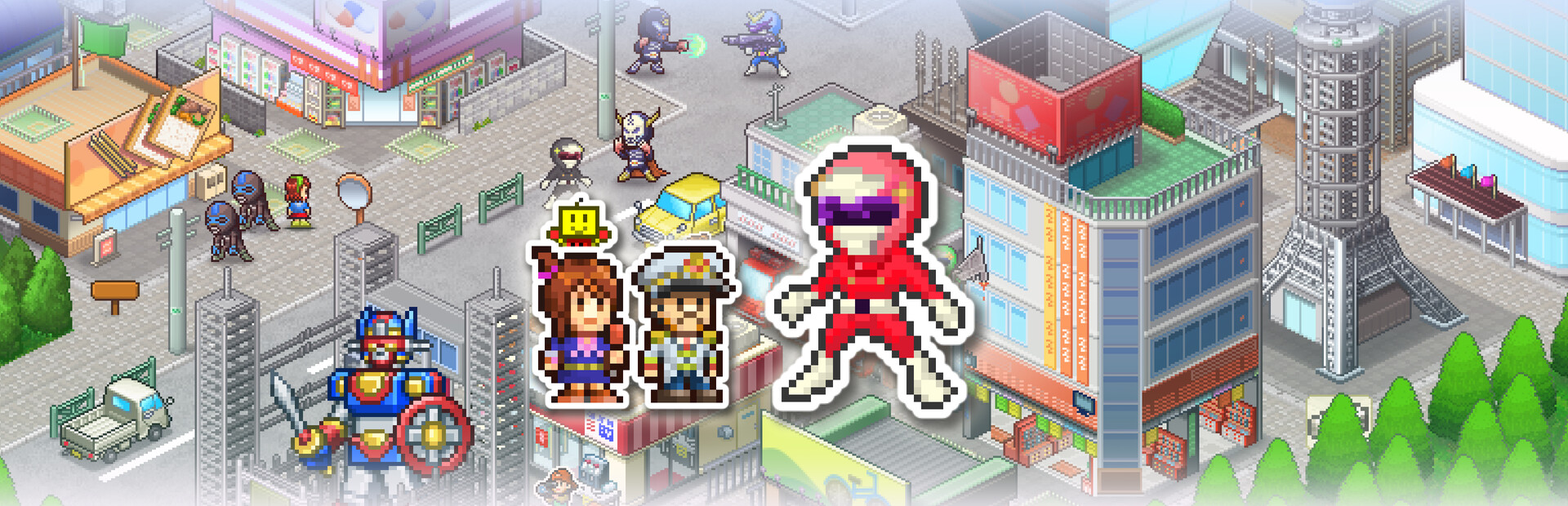 英雄们驻守的繁荣城镇