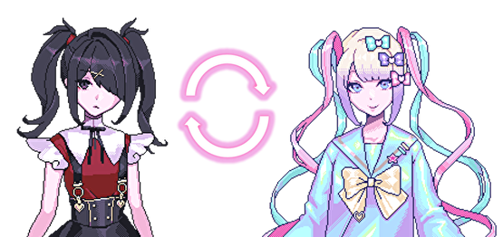 糖糖与超天酱的角色对比