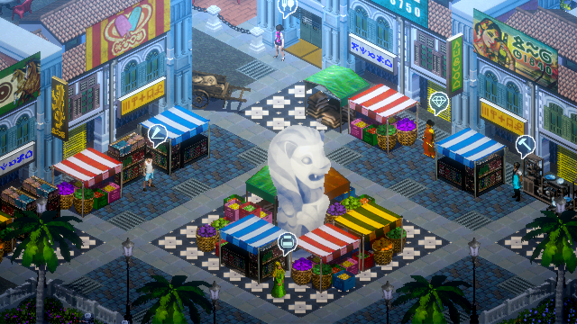 游戏场景：海港城镇