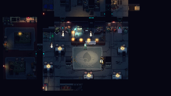 游戏内的矿井探索画面