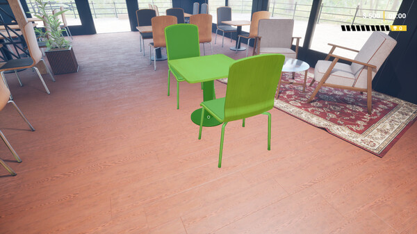 繁忙的顾客与满意的服务