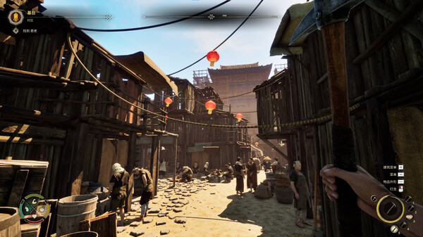 游戏内初期建设画面