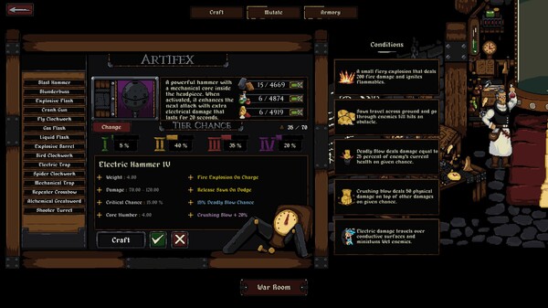 炼金要塞 战斗画面