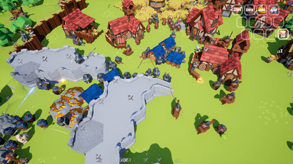 荒野领主资源建设画面