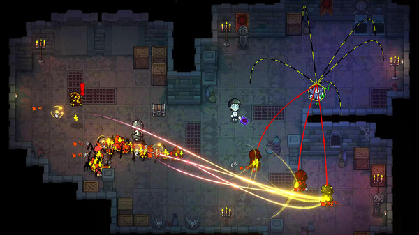 Q版魔性画风与激烈的战斗场面