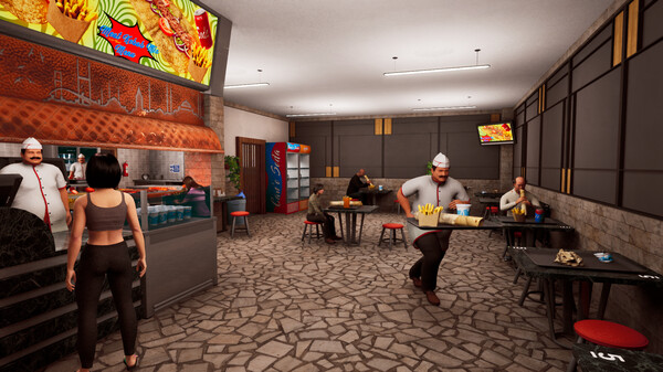 游戏内的顾客互动