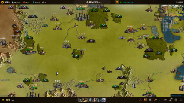 经典的六角格回合制战斗界面