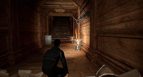 游戏内墓室场景