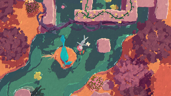 Naiad 游戏场景:宁静的森林河流