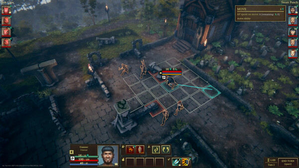 光荣伙伴角色装备与技能界面