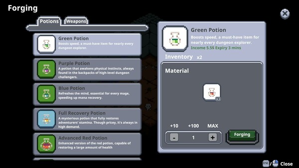 游戏后期繁荣的经营景象