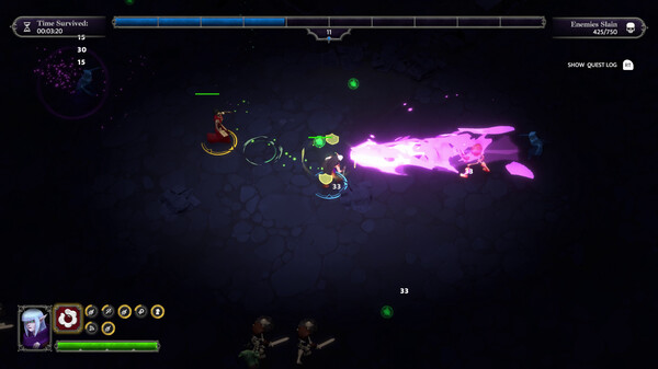 角色选择与技能界面