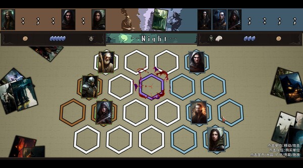 激烈的战斗特效与魔法施放