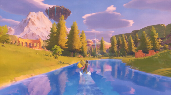 游戏中的遗迹探索场景