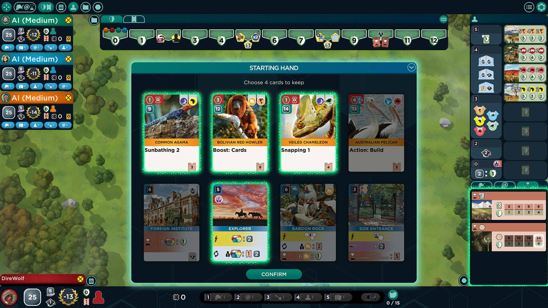 动物园建设画面