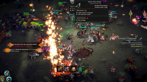 角色装备栏与属性界面