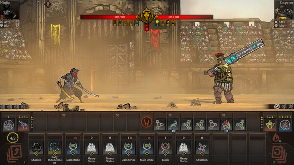 半实时战斗界面展示