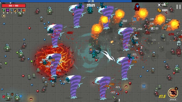 游戏实际战斗画面